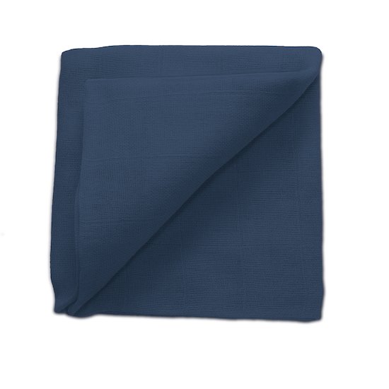 Lange 60 x 60 cm bleu foncé  de Zewi Bébéjou