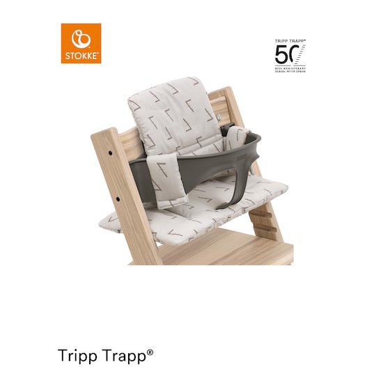 Coussin de chaise Tripp Trapp® Coloris anniversaire classic gris  de Stokke®