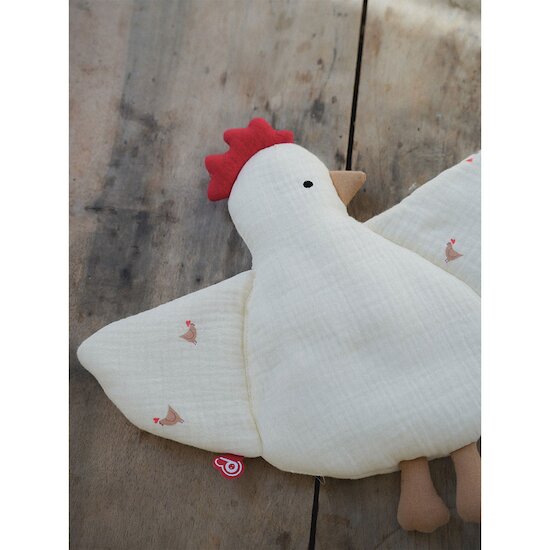 Maternity Love Doudou plat Poule  de Domiva