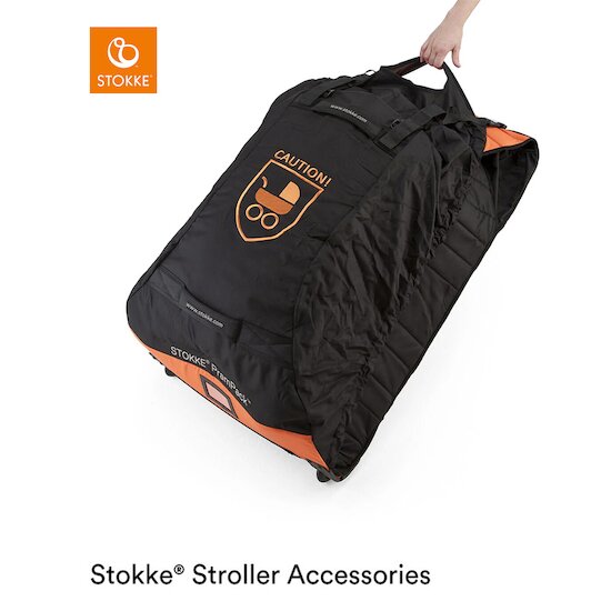 PramPack™ sac de transport Noir / Orange  de Stokke®