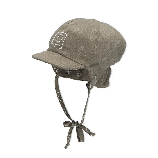 Casquette saharienne réversible Vert foncé 41 de Sterntaler