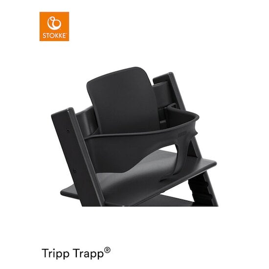 Baby Set™ Tripp Trapp® + Patin Noir  de Stokke®