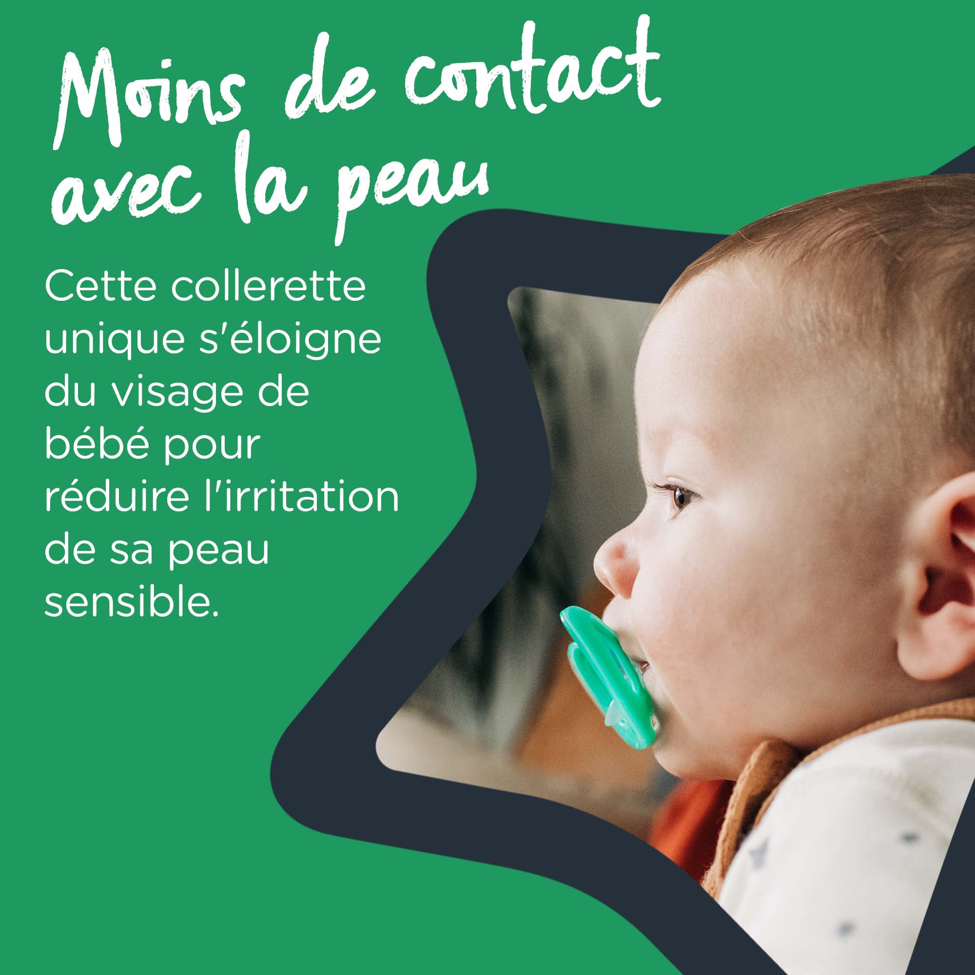 Tommee tippee sucette ctn - sensitive x2 6-18m mois TOMMEE TIPPEE Pas Cher  