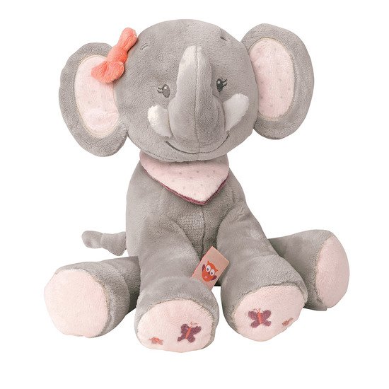 Adèle & Valentine peluche Elephant  de Nattou