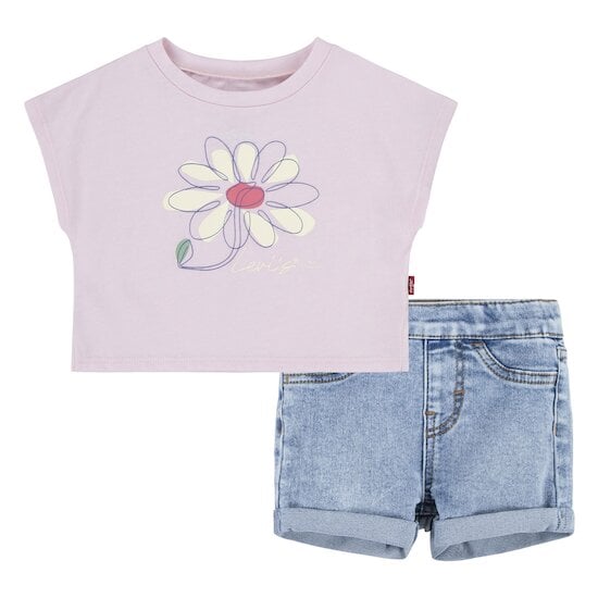 Ensemble Tee-shirt + Short   de Levi's Kids