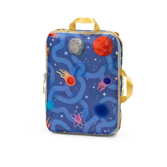 Lit de voyage gonflable Stokke® JetKids™ CloudSleeper™ Space Maze  de Stokke®