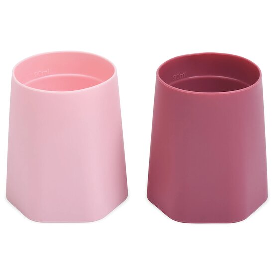 Tasse d'apprentissage Rose/Bordeaux  de Tiny Twinkle