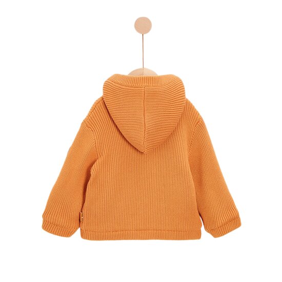 Cœur de pain d'épice Veste tricot capuche Brown  de P'tit bisou Cœur de pain d'épice Veste tricot capuche Brown  de P'tit bisou