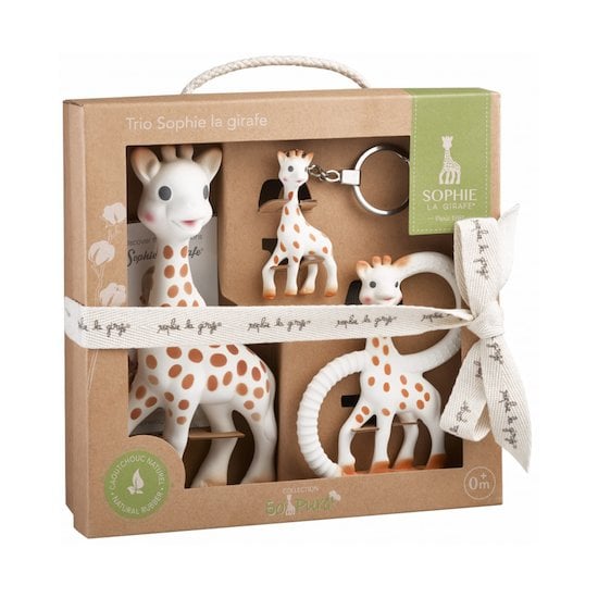 Sophie la girafe Coffret cadeau Il était une fois avec anneau de