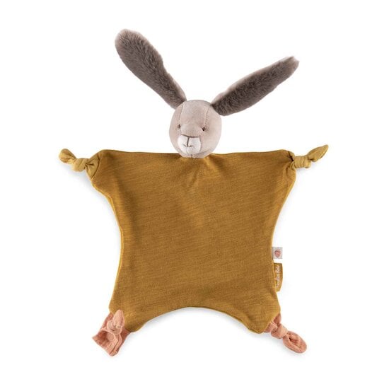 Trois petits lapins Doudou Lapin Ocre  de Moulin Roty