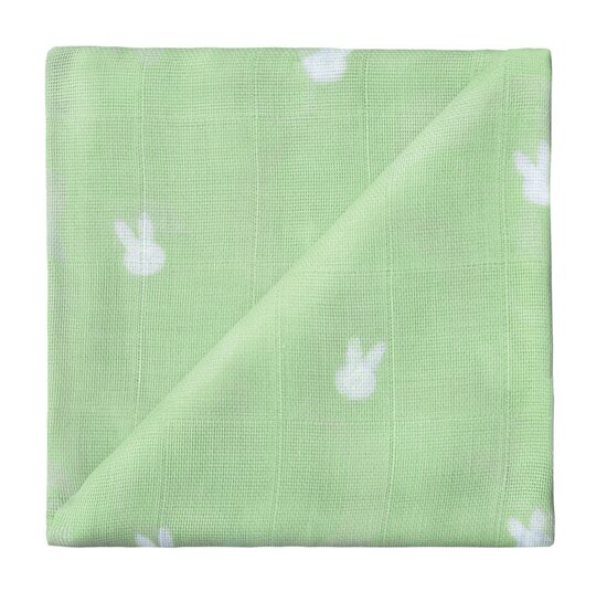 Lange imprimé Lapin Light Green  de Zewi Bébéjou