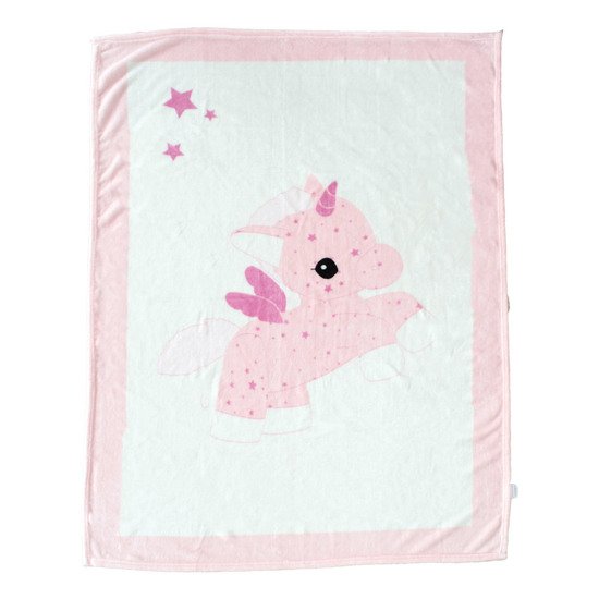 Jolly Couverture Microfibre licorne  100 x 140 cm de Domiva