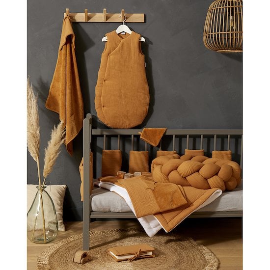 Housse matelas à langer Mix & Match Noisette 60 x 80 cm de BB&Co Housse matelas à langer Mix & Match Noisette 60 x 80 cm de BB&Co