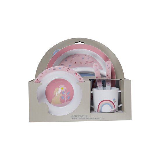 Hanni Coffret Repas Rose  de Sterntaler