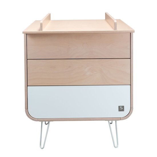 Galopin Commode pied fil Blanc  de Sauthon Original Galopin Commode pied fil Blanc  de Sauthon Original