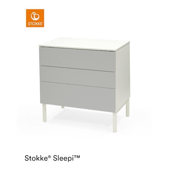 Sleepi Caisson + Pieds Commode White  de Stokke®