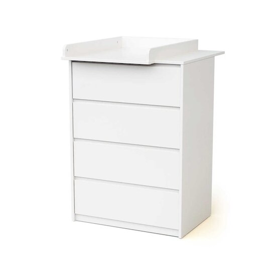 Uno Commode à langer 4 Tiroirs Blanc  de Webaby