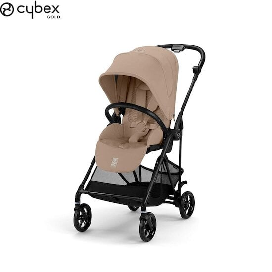 Poussette Melio Carbon Almond Beige  de CYBEX