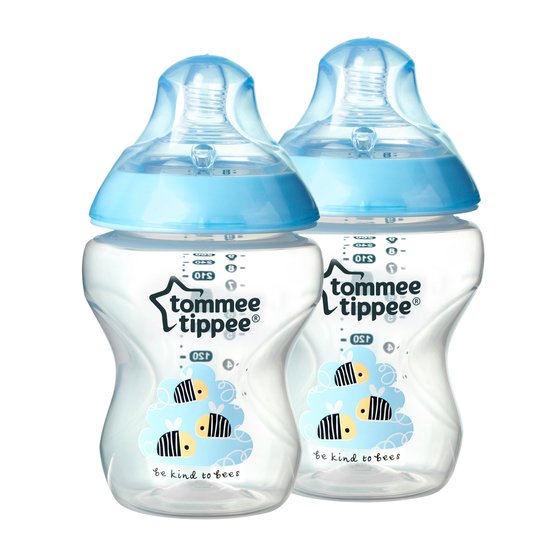 Lot de 2 biberons Closer to Nature Abeilles 260 ml de Tommee Tippee