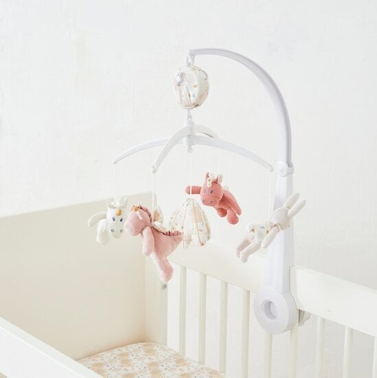 Lina & Joy Mobile Musical  Blanc  de Noukies Lina & Joy Mobile Musical  Blanc  de Noukies