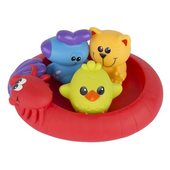 Amis Flottants et leur bateau   de Playgro