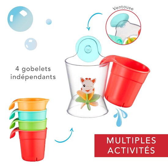 Gobelets Rigol'eau   de Sophie La Girafe®