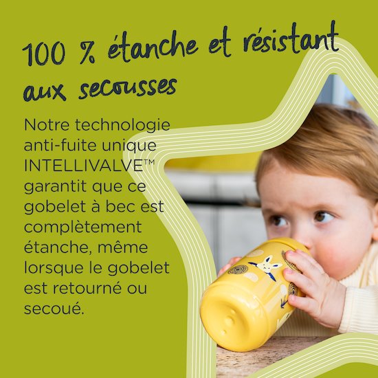 NUK Gourde Active Cup pour enfants, étanche, en …