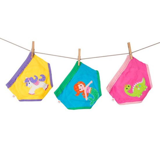Lot de 3 culottes d'apprentissage Fée  de Zoochini Lot de 3 culottes d'apprentissage Fée  de Zoochini