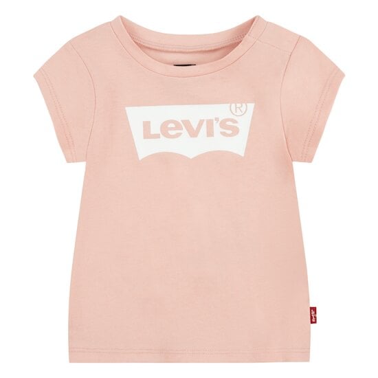 T-shirt manches courtes Batwing Rose  de Levi's Kids
