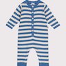 Combinaison rayée en tricot de laine