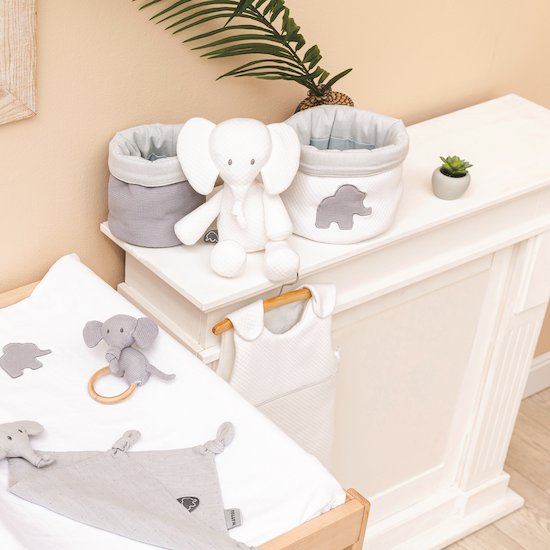 Tembo lot 2 paniers Gris  de Nattou