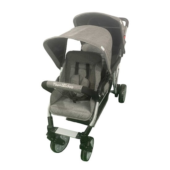 Poussette 3 places Lidoo Grey  de Familidoo