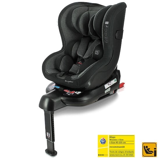 Precious Siège Auto Bébé Isofix évolutif - Rotatif à 360° - dès la  naissance jusqu'à 12 ans (0-36kg) - Zèbre - Prix pas cher