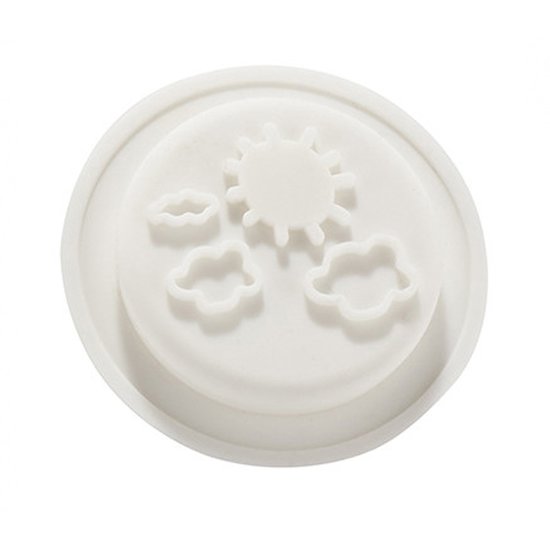 Lot de 2 opercules en silicones Nuages/Amour  de Le Biberon Français