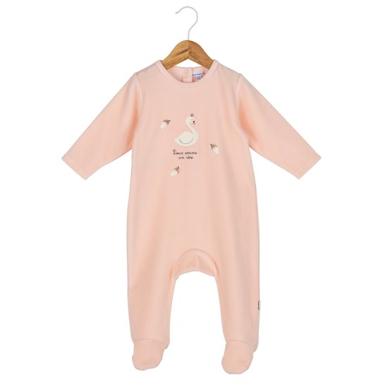 Cygne Pyjama Rose Swan 6 mois de P'tit bisou