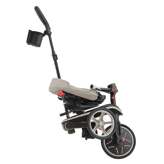 Tricycle Explorer 4-en-1 Évolutif & Pliable Taupe  de Globber Tricycle Explorer 4-en-1 Évolutif & Pliable Taupe  de Globber