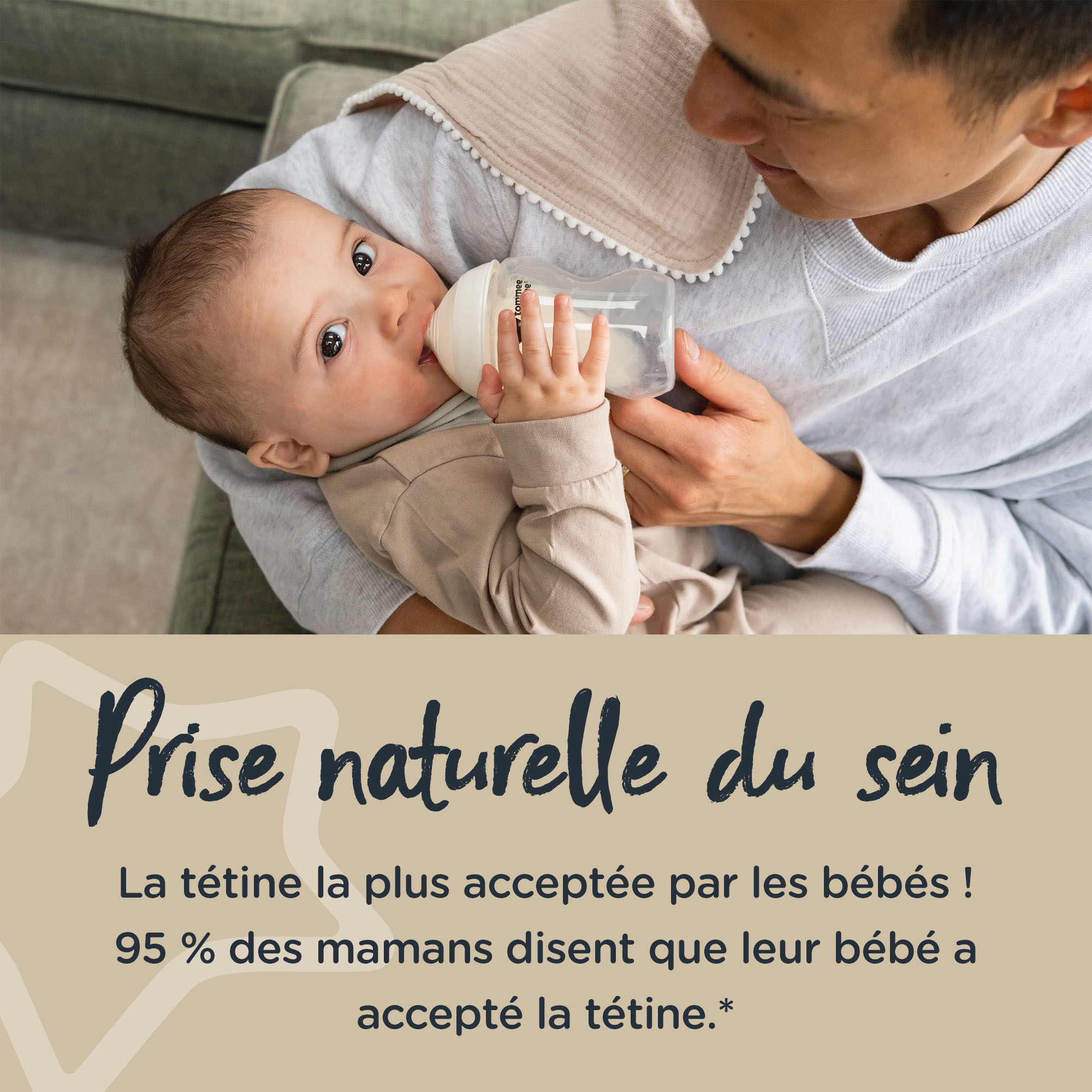 Biberon Closer To Nature Ultra 150 ml de Tommee Tippee