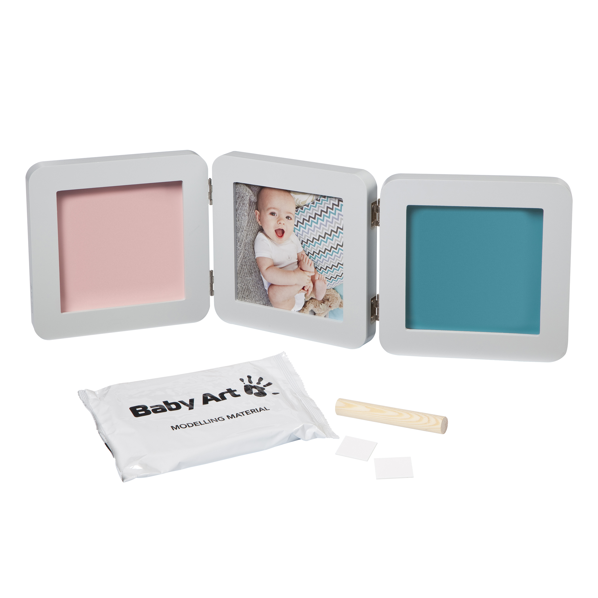 My Baby Touch Cadre 3 Volets Pastel De Baby Art Cadres Photos Aubert