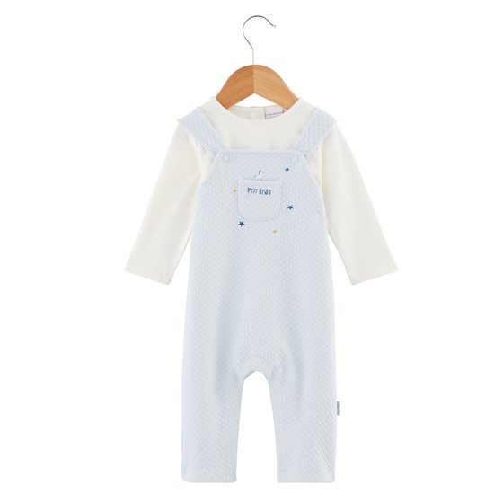 Salopette + T-Shirt collection zèbre