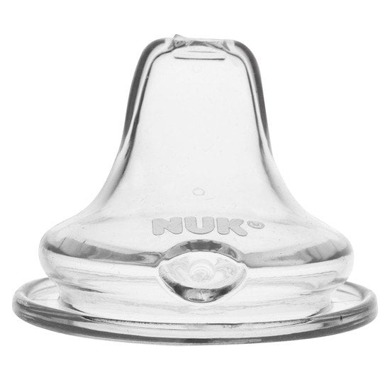 Bec souple anti-fuite en silicone Transparent  de Nuk