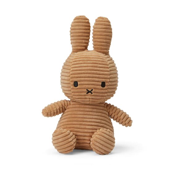 Peluche Miffy velours côtelé Beige  de Miffy