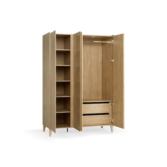 Armoire 3 portes bébé Muve Chêne  de Vox Armoire 3 portes bébé Muve Chêne  de Vox