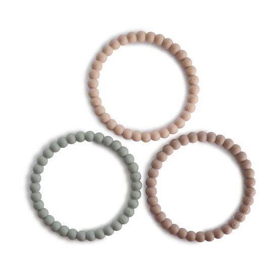 3 Bracelets de Dentition Perles  de mushie