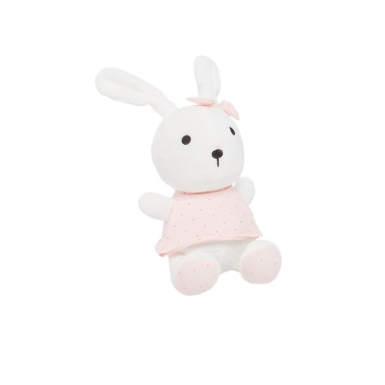 Peluche Lapin Ecru Rose  de P'tit bisou