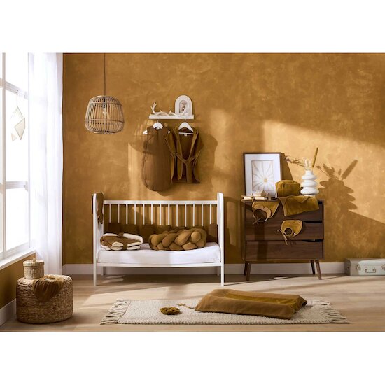 Tresse ouatinée Havane Ocre  de BB&Co