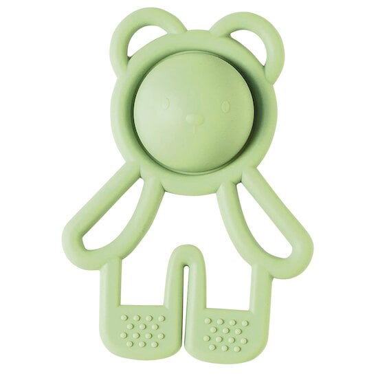 Anneau de Dentition pop-it en silicone Vert 10 cm de Nattou