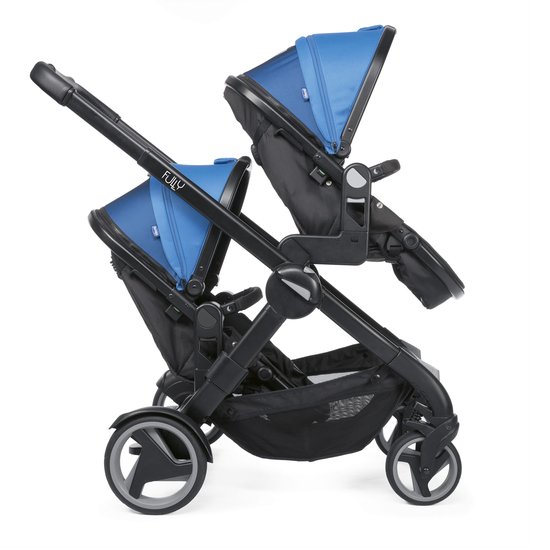 Poussette Double Fully Power Blue De Chicco Chicco Aubert Poussette Double Fully Power Blue De Chicco Chicco Aubert