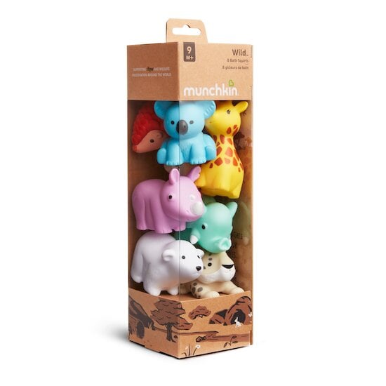 Lot de 8 aspergeurs animaux Wildlove Animaux marins  de Munchkin