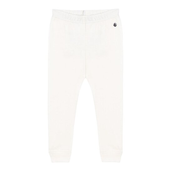 Legging en côte en coton Marshmallow  de Petit Bateau