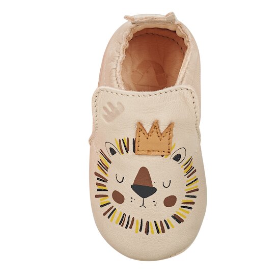 Chaussons My BluBlu Lion Beige  de Easy Peasy
